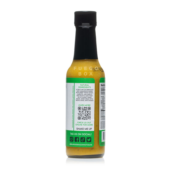 Bearded Dragon Hot Sauce Serrano + Garlic + Onion
