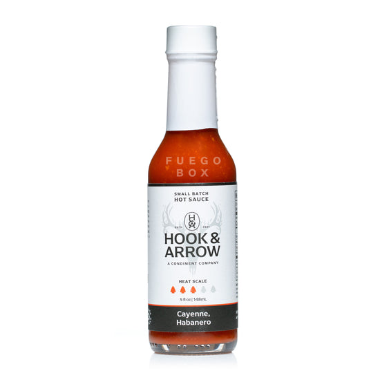 Hook & Arrow Cayenne, Habanero Hot Sauce