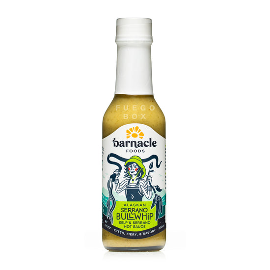 Barnacle Foods Serrano Bullwhip Hot Sauce