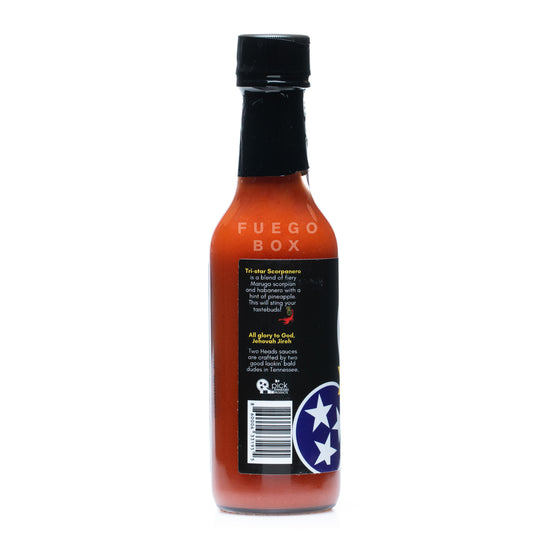 Two Heads Tri-Star Scorpanero Hot Sauce
