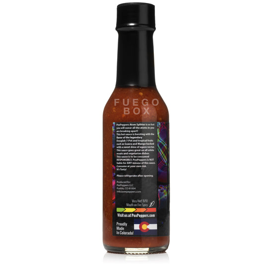 PexPeppers Atom Splitter 7-Pot Douglah Hot Sauce