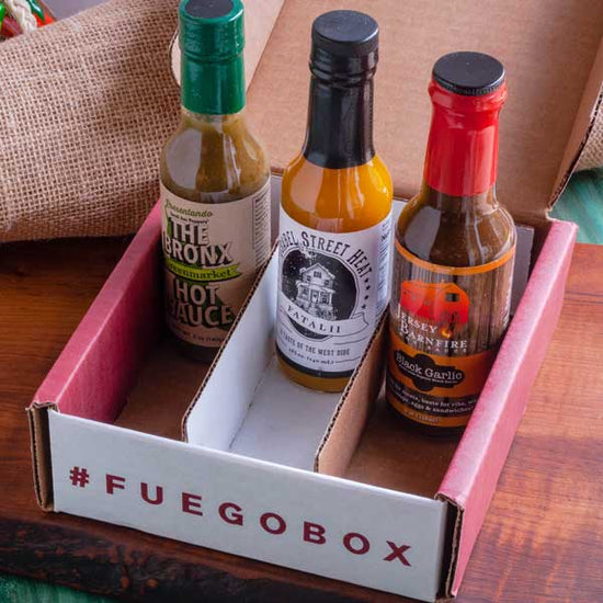 3-Bottle Quarterly Hot Sauce Subscription Pay As You Go – Fuego Box