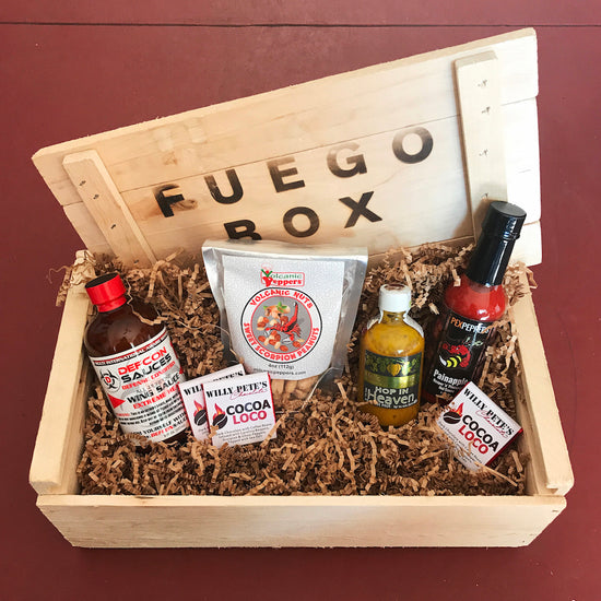 Fuego Loco Crate - Extra Spicy Hot Sauce Gift Box