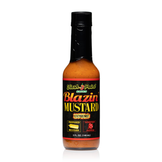 Flash Point Sauces Blazin' Mustard Hot Sauce – Fuego Box