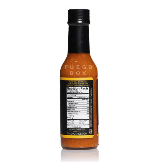 Das Gud Spice Co Garlic Habanero Hot Sauce