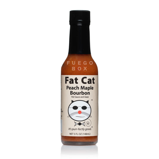 Fat Cat Peach Maple Bourbon Hot Sauce