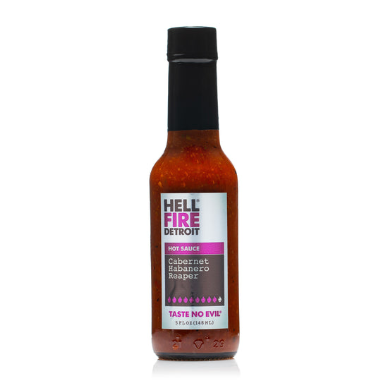 Hellfire Detroit Cab Habanero Reaper Hot Sauce