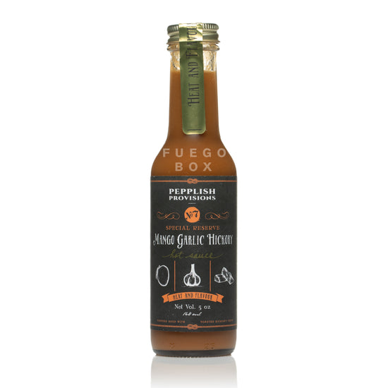 Pepplish Provisions Mango Garlic Hickory Hot Sauce
