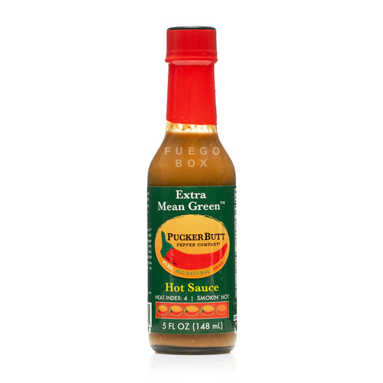 Puckerbutt Extra Hot Mean Green Hot Sauce