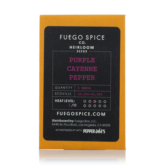 Purple Cayenne Pepper Seeds