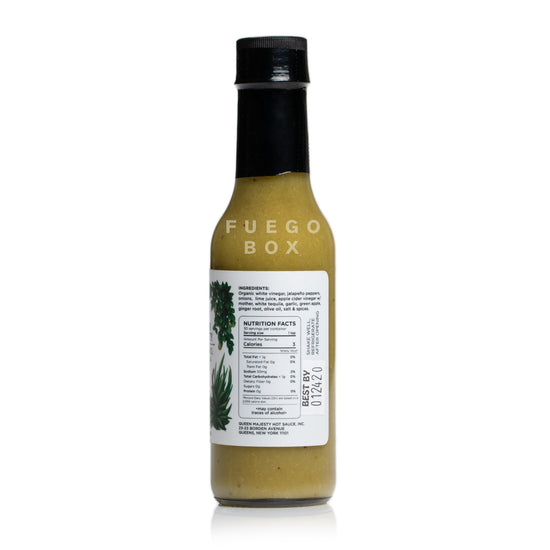 Queen Majesty Jalapeño Tequila Lime Hot Sauce