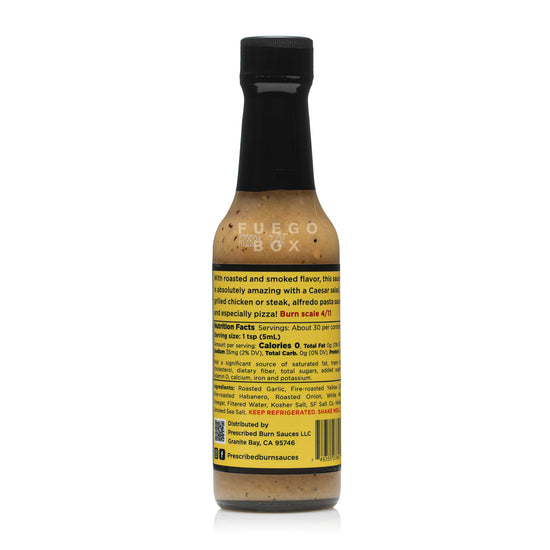 Prescribed Burn Sauce Yamato Gold Hot Sauce