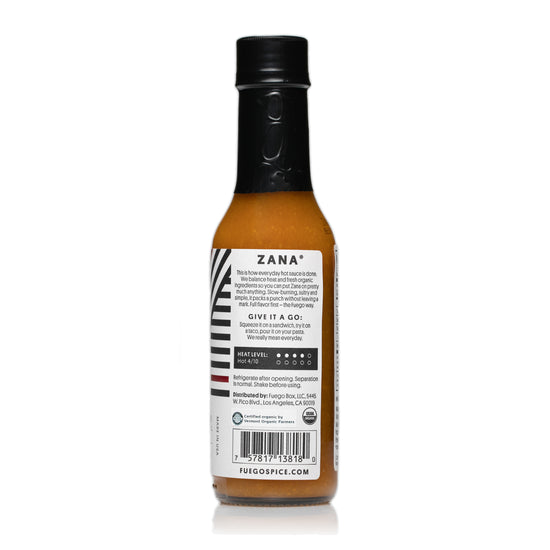 Zana Organic Habanero Hot Sauce