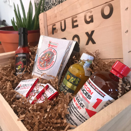 Fuego Loco Crate - Extra Spicy Hot Sauce Gift Box