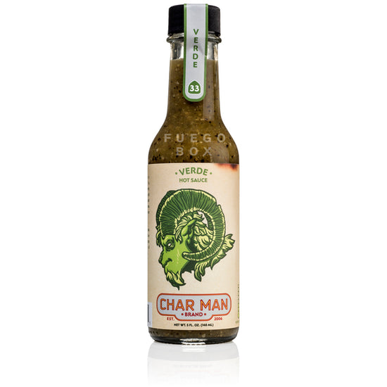 Char Man Brand Verde Hot Sauce