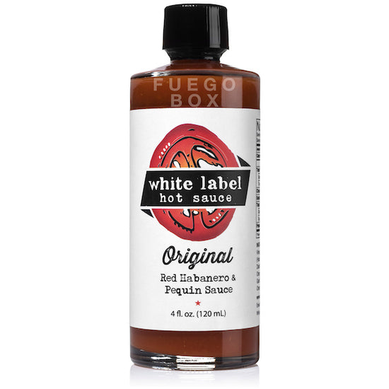 White Label Red Habanero Pequin Hot Sauce